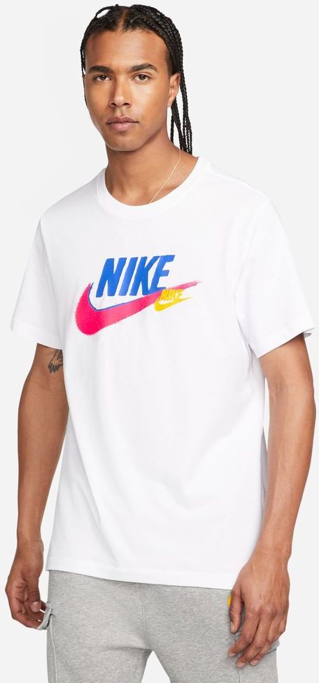 Nike Maglietta Sportswear Bianco Uomo FB1074-100 M