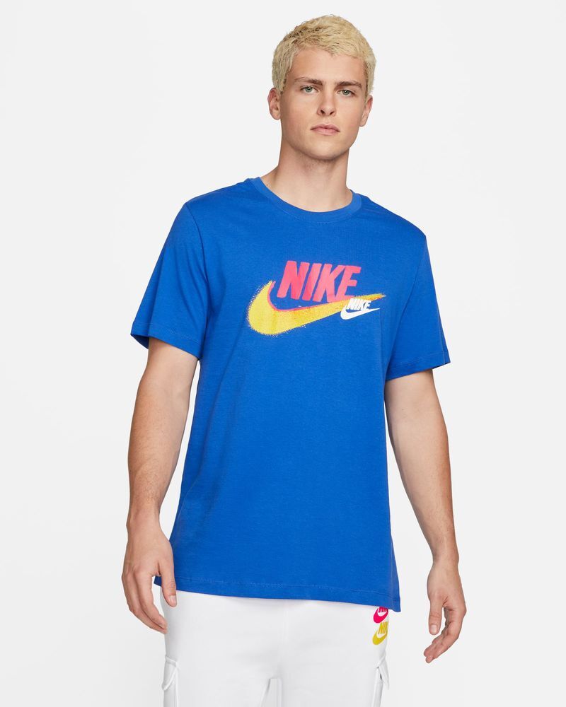 Nike Maglietta Sportswear Blu Reale Uomo FB1074-480 XS