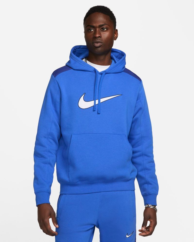 Nike Felpa con cappuccio Sportswear Blu Uomo FN0247-480 S