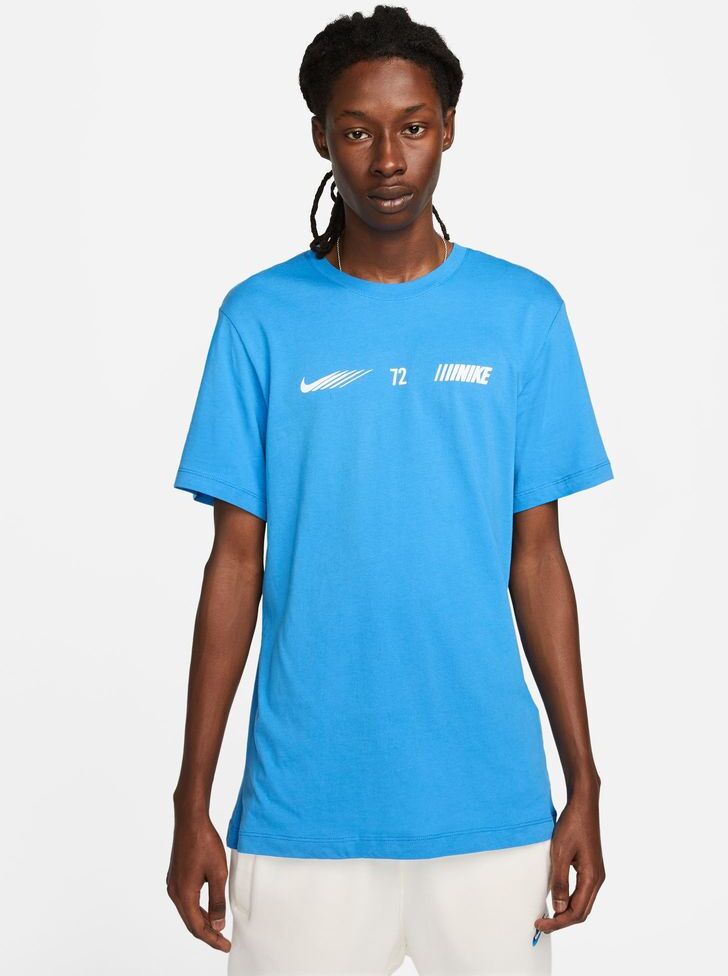 Nike Tee-shirt Sportswear Blu Uomo FN4898-435 L