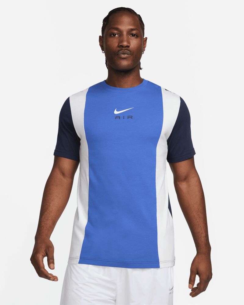 Nike Maglietta Sportswear Blu e Bianco Uomo FN7702-480 XL