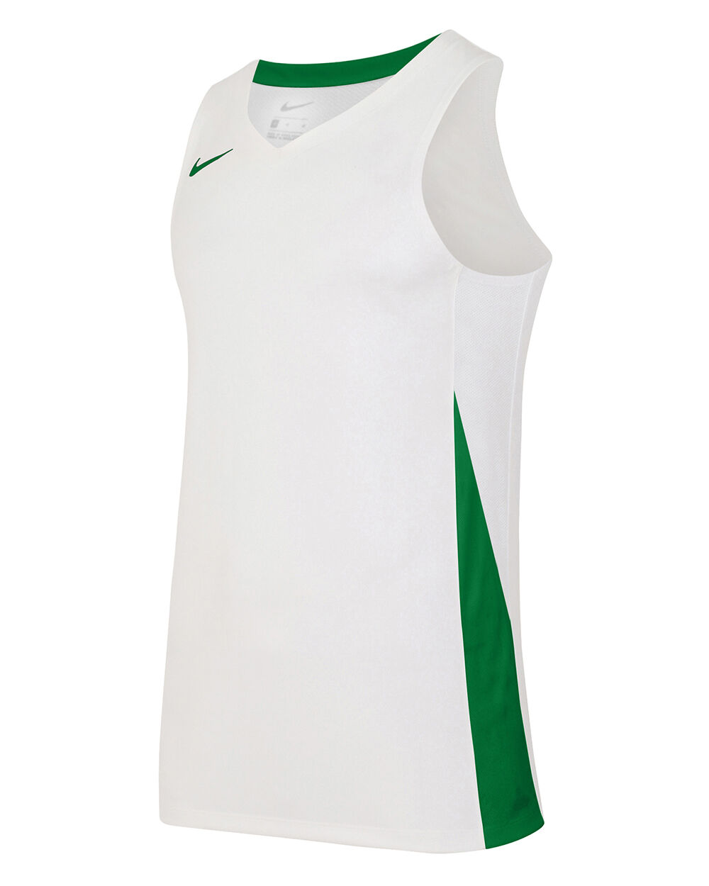 Nike Maglia da basket Team Bianco e Verde Bambino NT0200-104 L