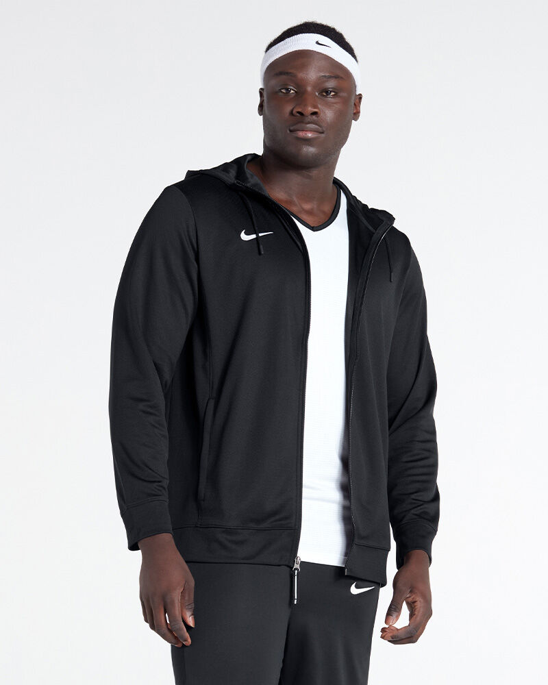 Nike Giacca con cappuccio da basket Team Nero Uomo NT0205-010 M