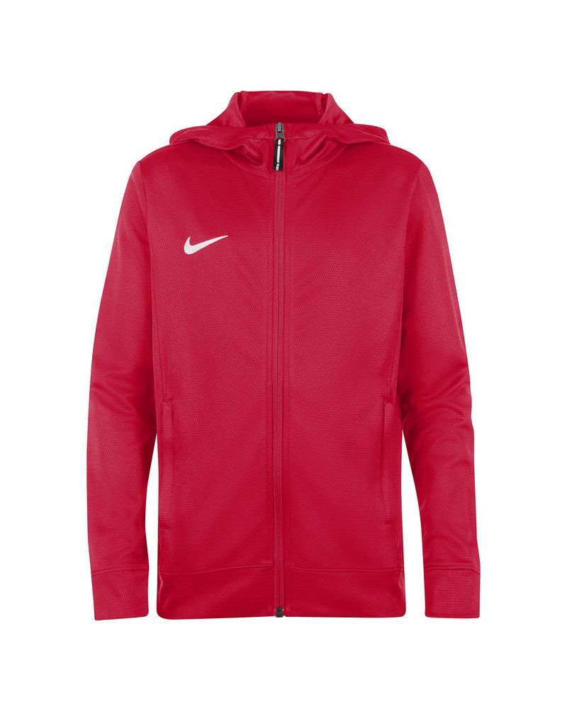 Nike Giacca con cappuccio da basket Team Rosso per Bambino NT0206-657 M