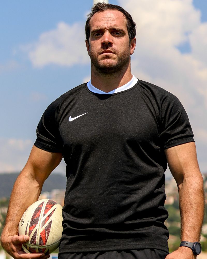 Nike Maglia da rugby Team Nero Uomo NT0582-010 2XL