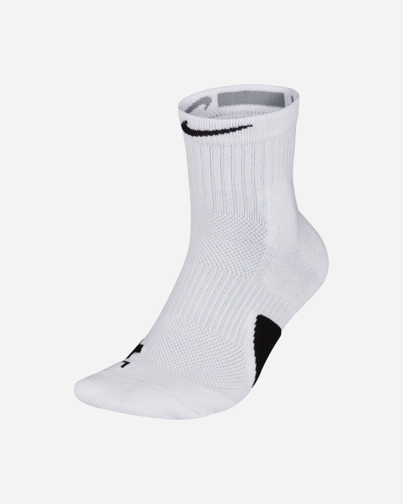 Nike Calze da pallacanestro Elite Bianco Uomo SX7625-100 L