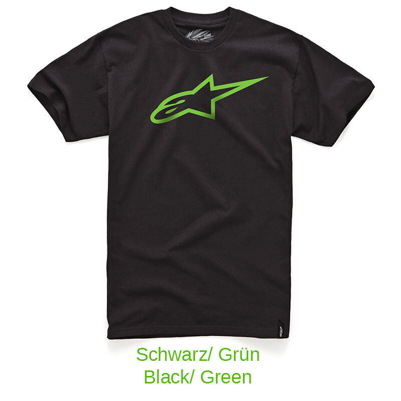 Alpinestars Ageless Classic T-shirt Nero Verde S