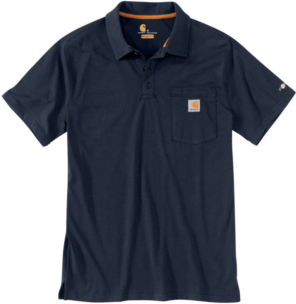 Carhartt Force Delmont Pocket Polo Blu S