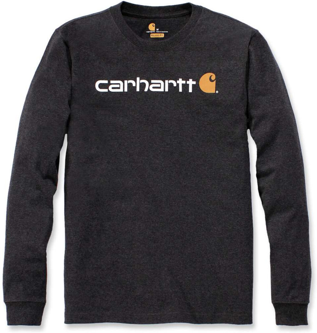 Carhartt EMEA Workwear Signature Graphic Core Logo Longsleeve Grigio M