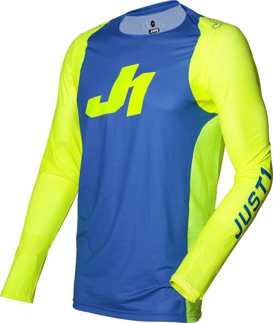 Just1 J-Flex Maglia Motocross Blu Giallo S