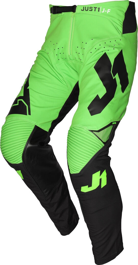 Just1 J-Flex Pantaloni Motocross Nero Verde 52