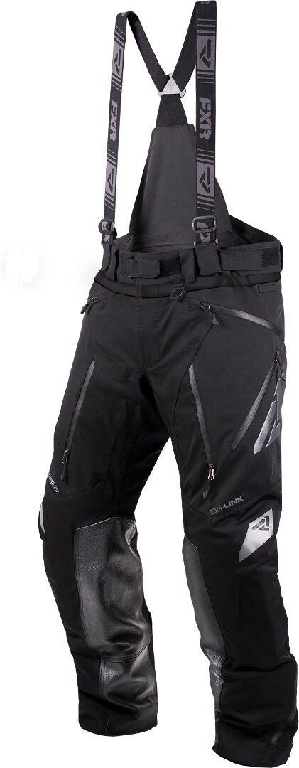 FXR Renegade SX Pro Pantaloni Bib Nero Grigio 2XL