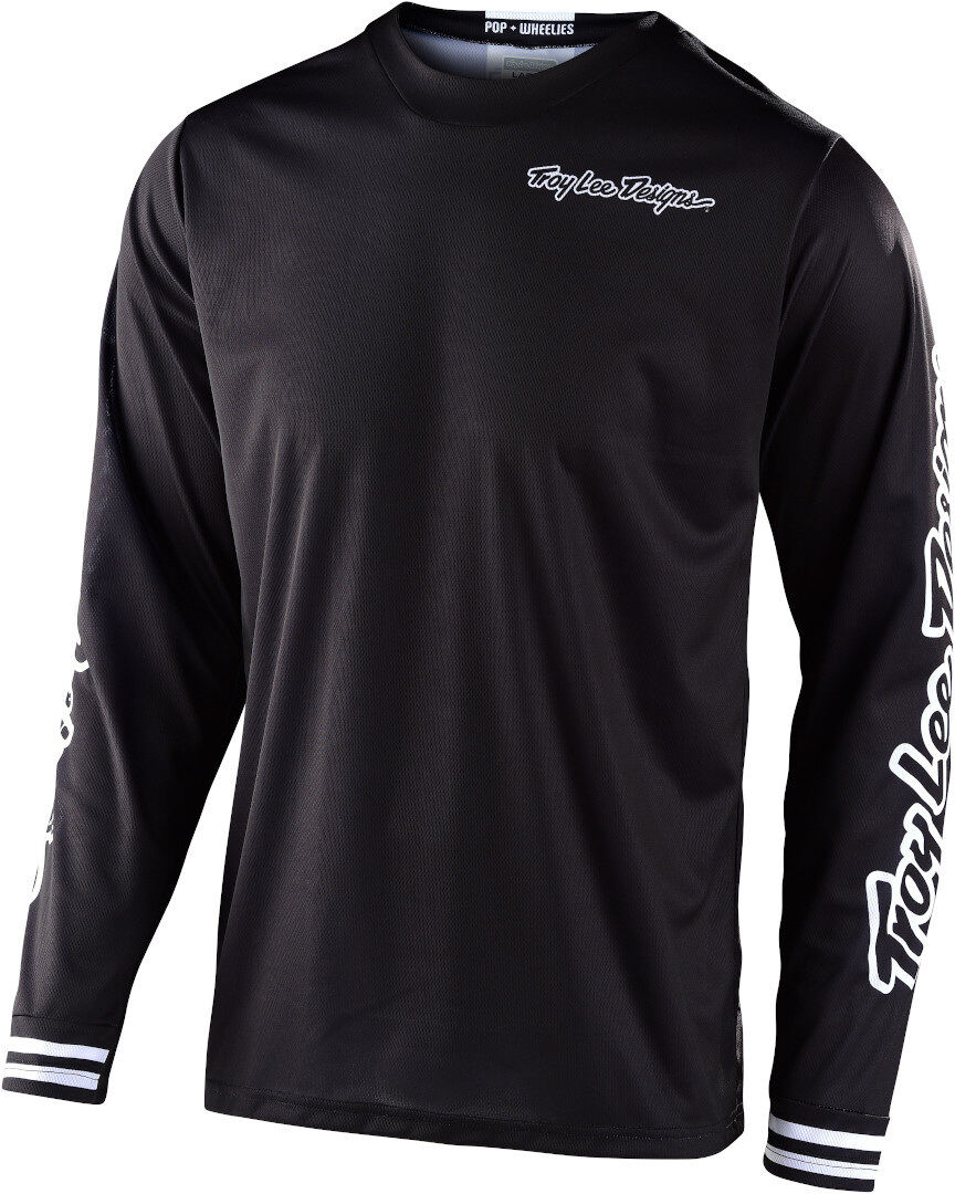 Lee GP Mono Maglia Motocross Nero Bianco S