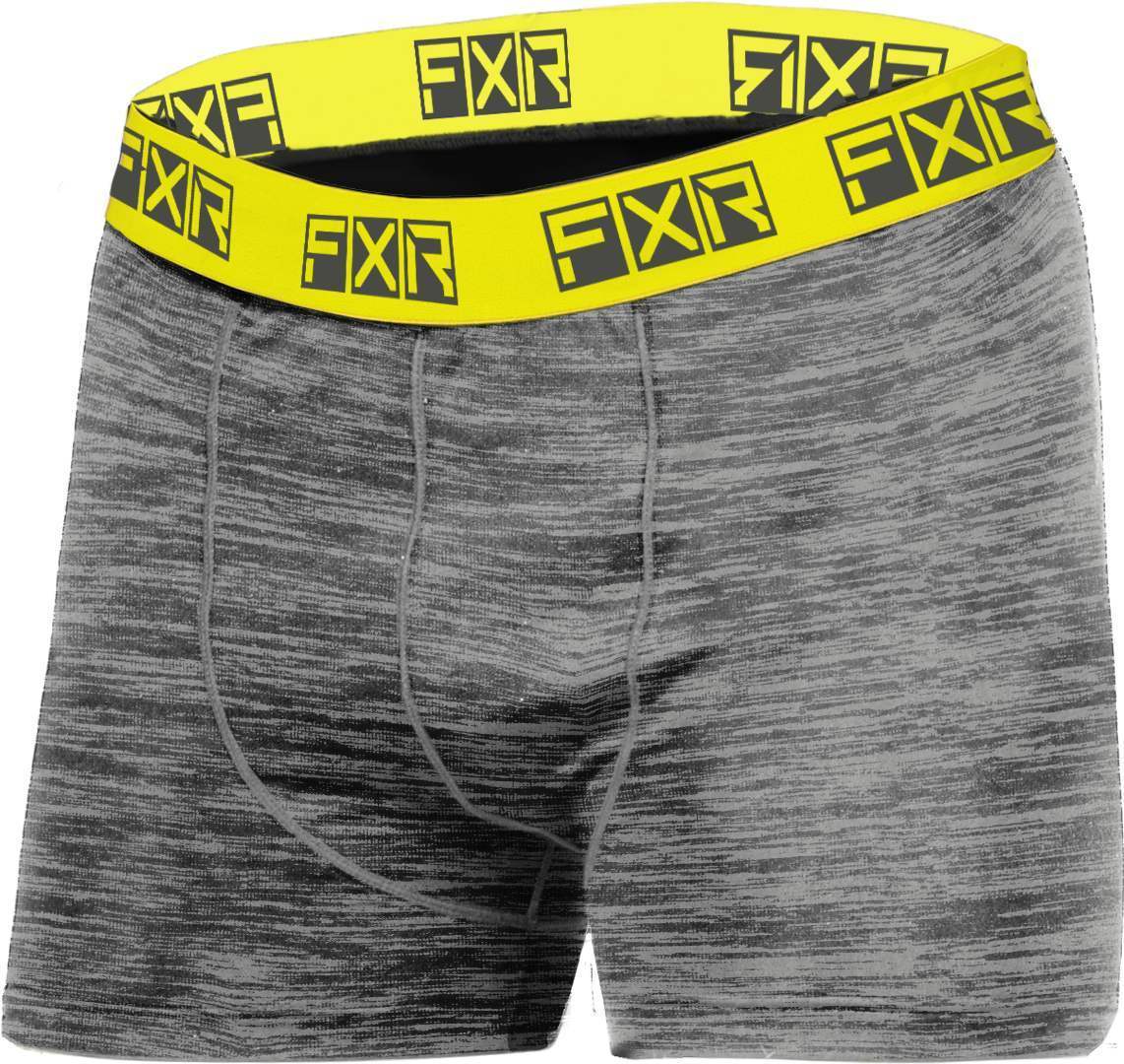 FXR Atmosphere Pantaloncini Boxer funzionali Grigio Giallo S