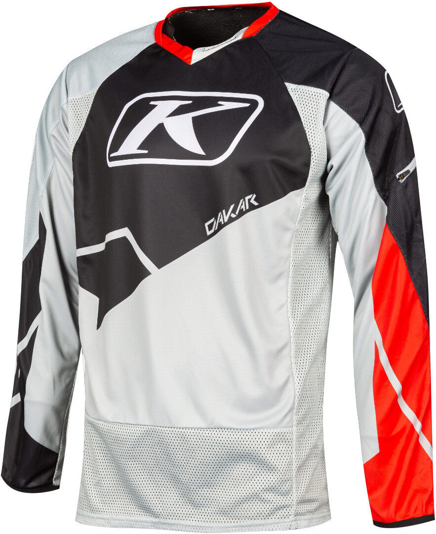 Klim Dakar Maglia motocross Nero Bianco Rosso S