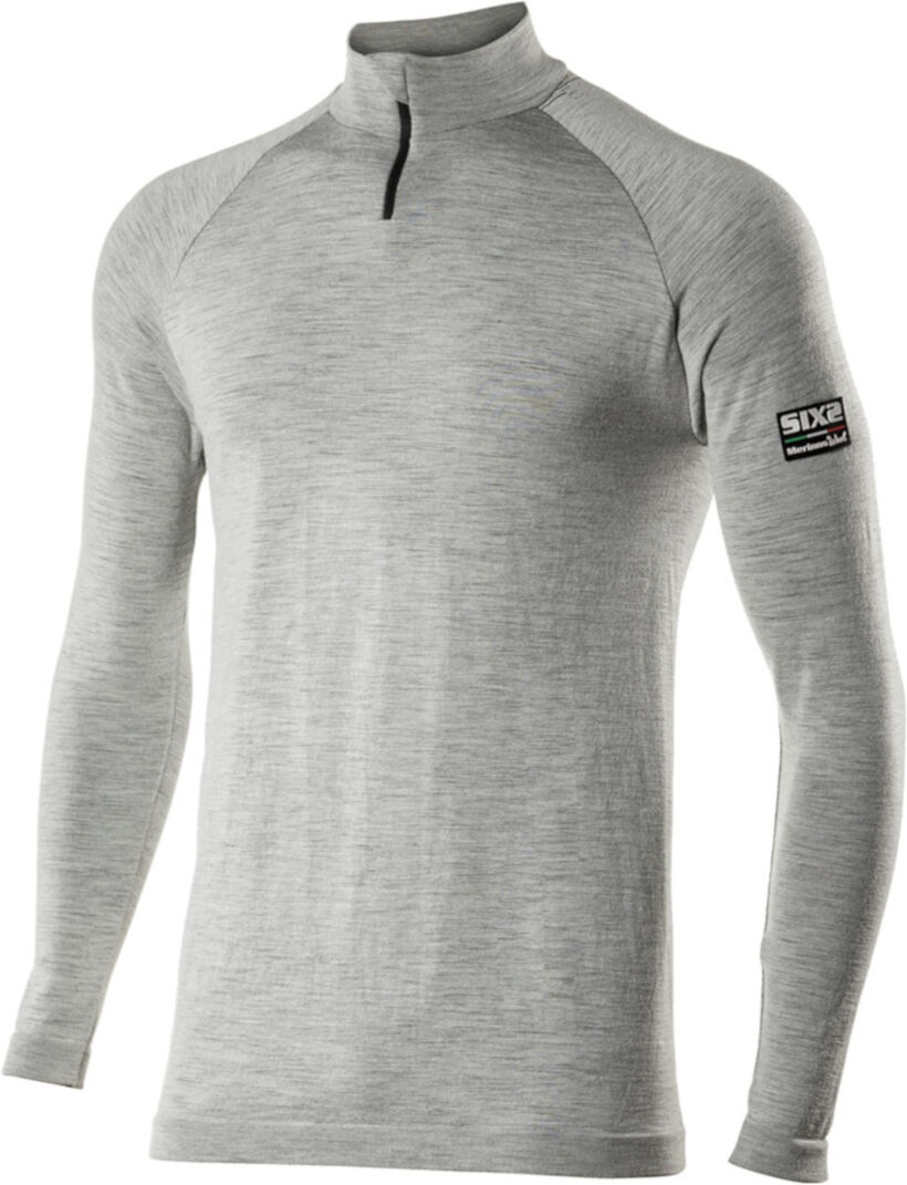 SIXS TS13 Merino Camicia funzionale Grigio 2XL 3XL