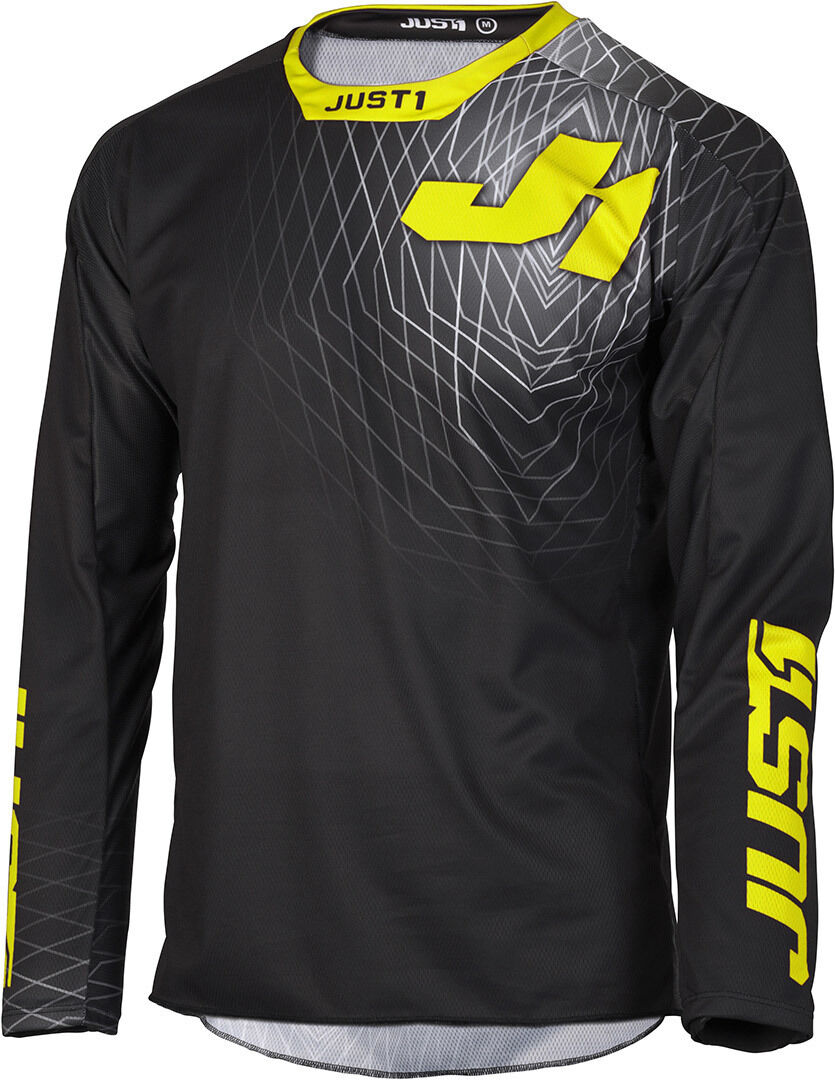 Just1 J-Force Lighthouse Maglia motocross Nero Giallo XS