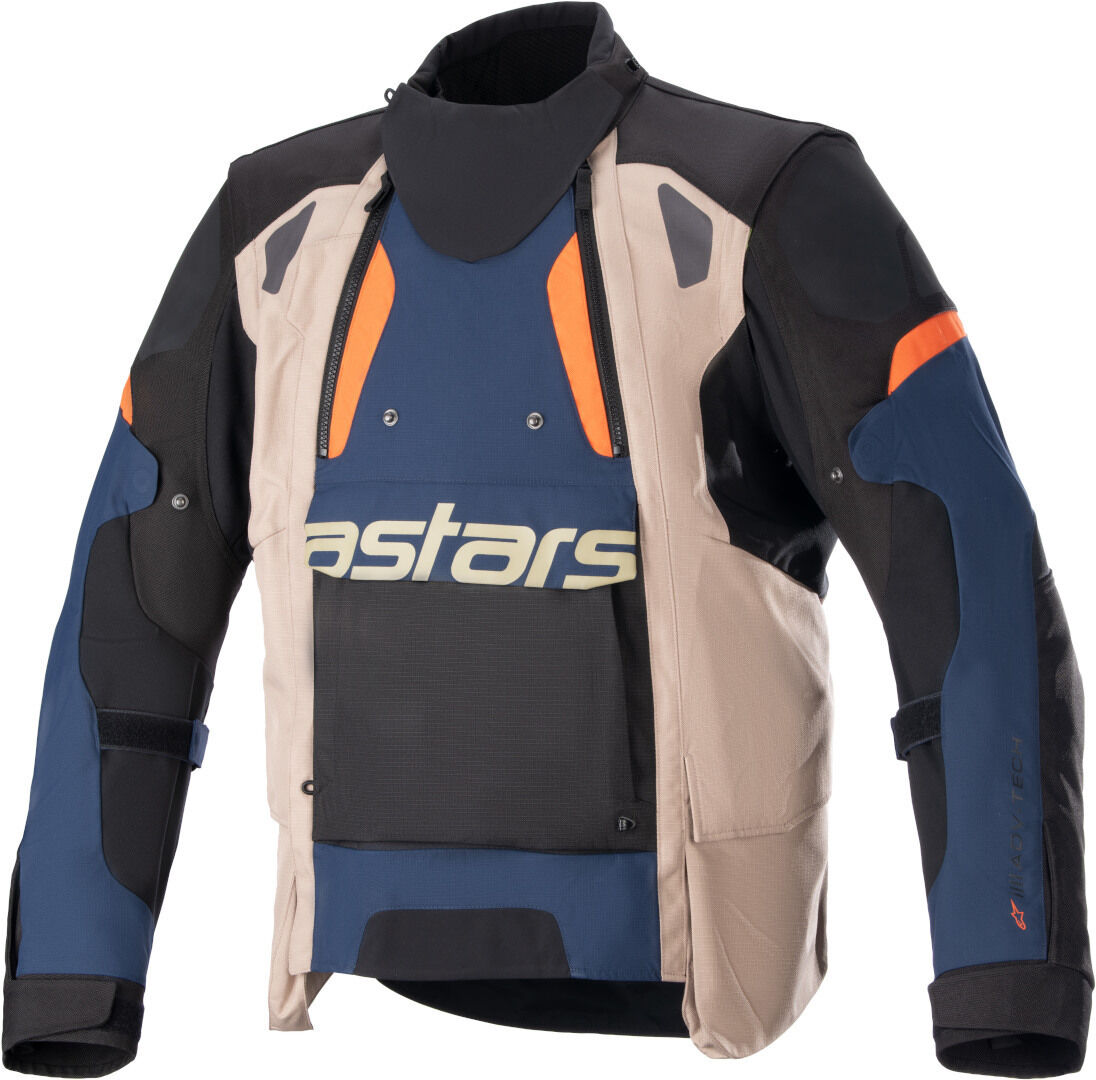 Alpinestars Halo Drystar Giacca tessile moto Blu Beige XL