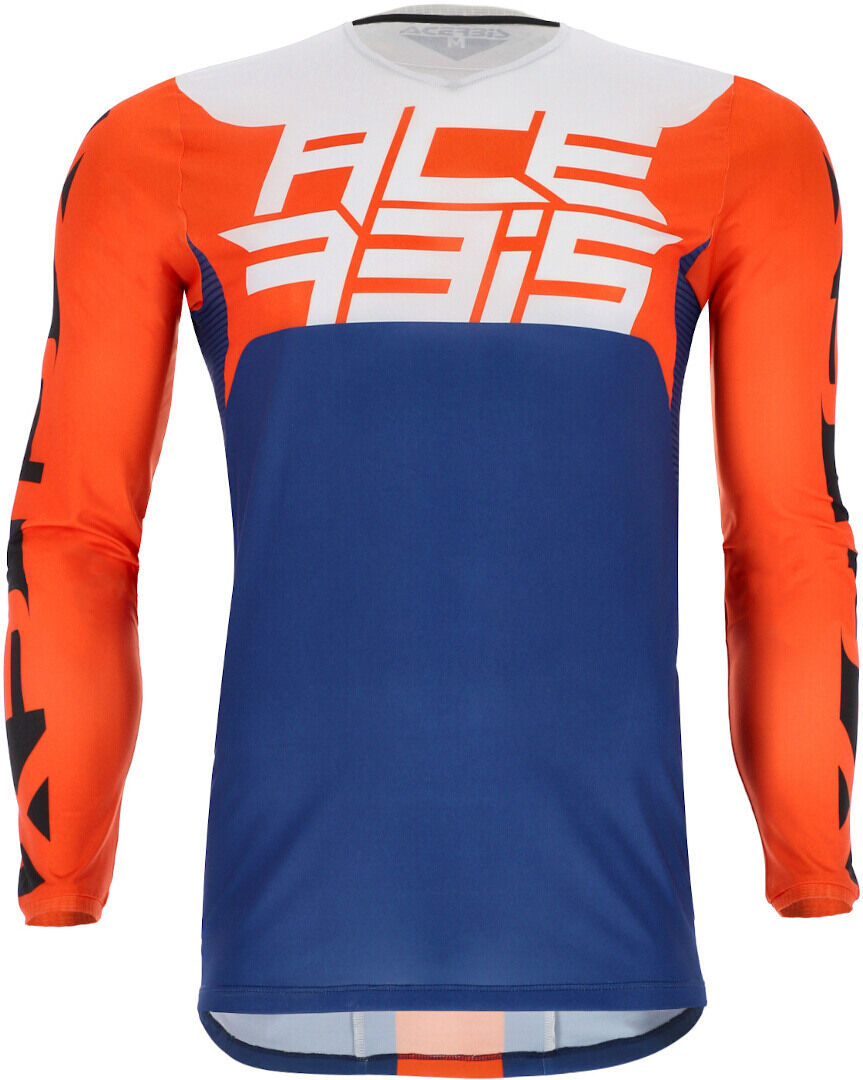 Acerbis J-Flex 2 Maglia Motocross Blu Arancione S