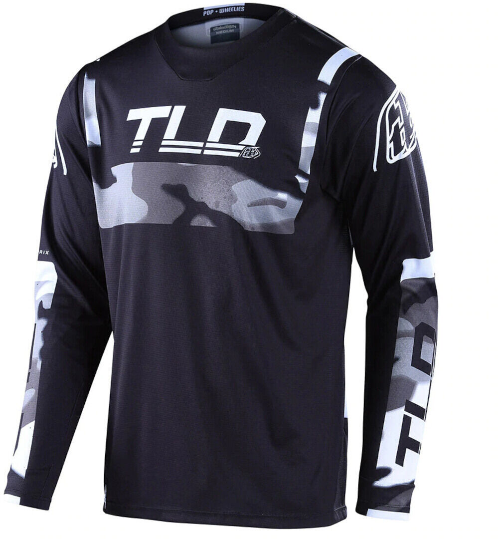 Lee GP Brazen Camo Maglia Motocross Nero Grigio 2XL