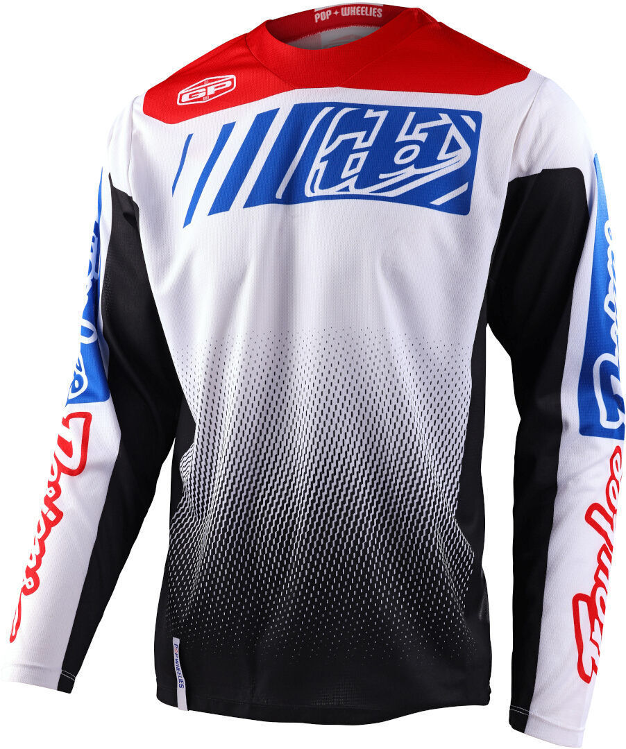 Lee GP Gear Icon Maglia Motocross Nero Blu XL