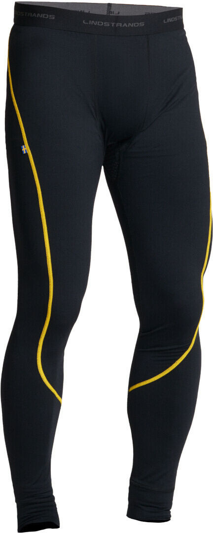 Lindstrands Dry Pantaloni funzionali Nero Giallo XL