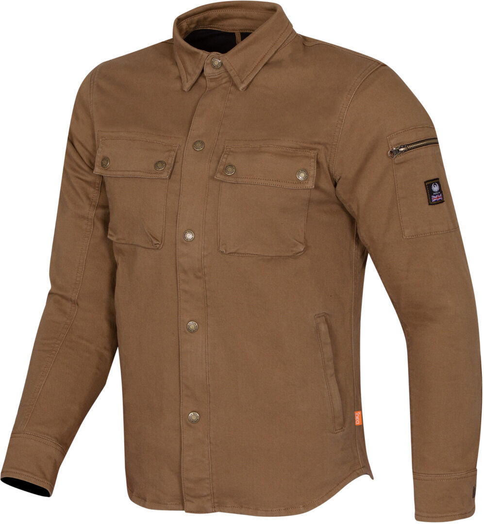 Merlin Brody D3O Camicia Moto Monostrato Marrone S