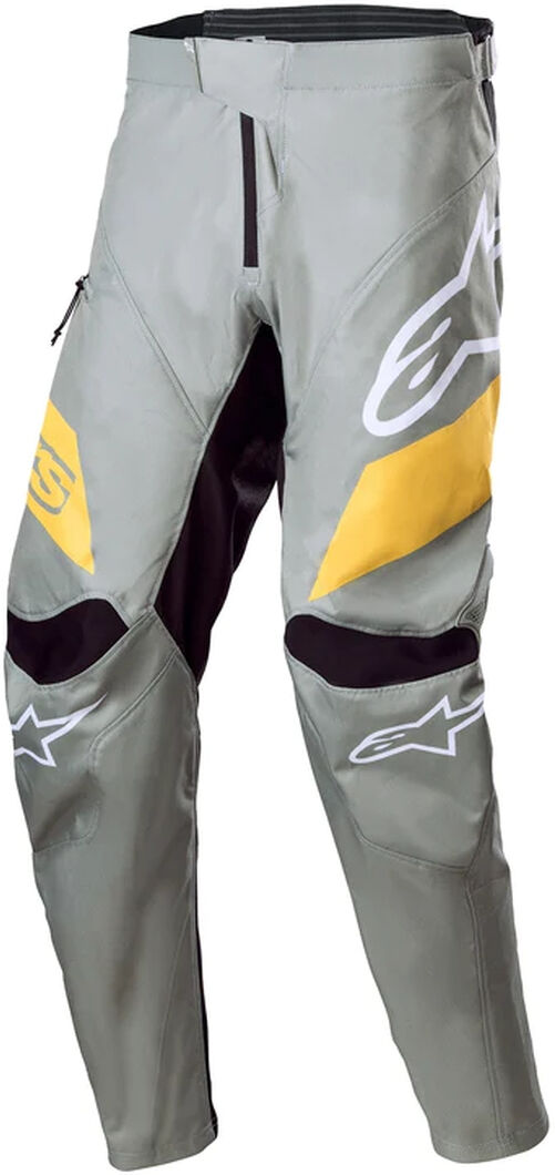 Alpinestars Racer 2023 Pantaloni da bicicletta Grigio Giallo 38