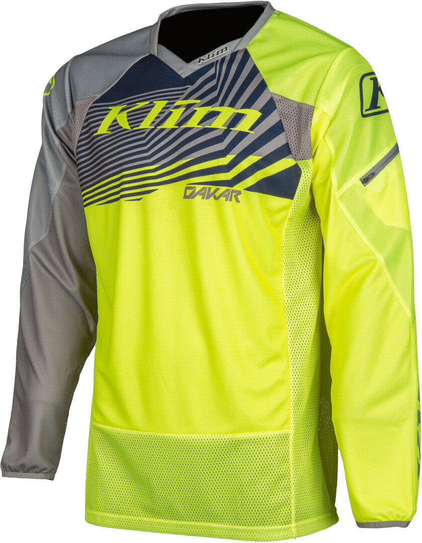 Klim Dakar 2023 Maglia Motocross Grigio Giallo S