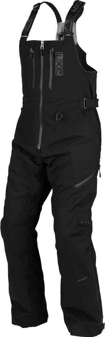 FXR Ridge Lite Pantaloni con bretelle da motoslitta Nero S