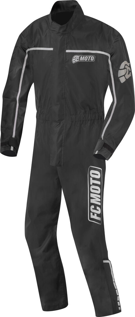 FC-Moto Rain Tuta antipioggia Moto Intero Nero XL