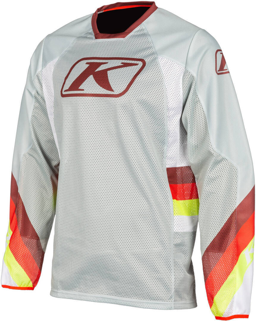 Klim Mojave 2023 Maglia Motocross Grigio Rosso L