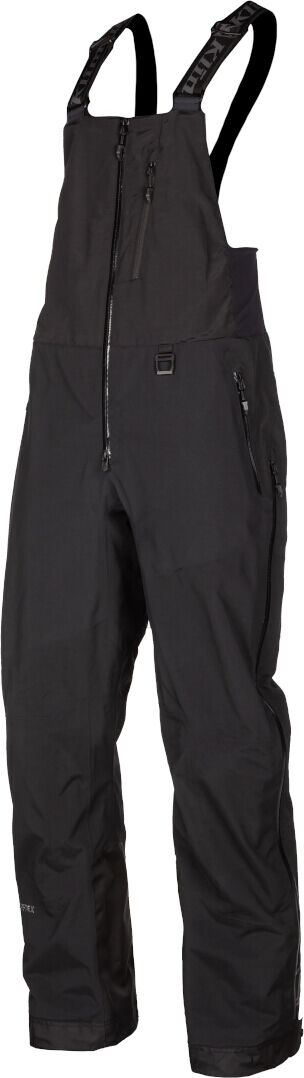 Klim Storm 2022 Pantaloni con bretelle da motoslitta Nero Grigio L