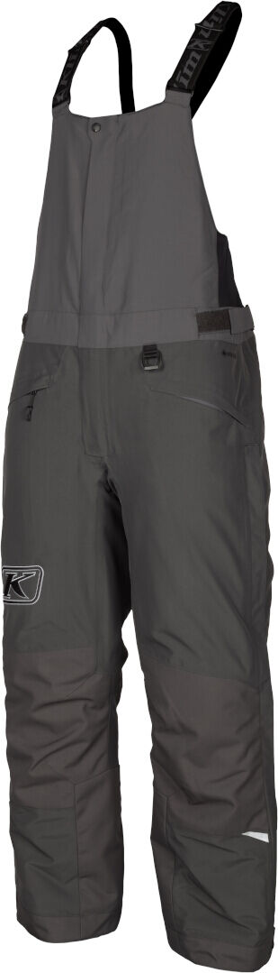 Klim ate 2022 Pantaloni con bretelle da motoslitta Grigio M