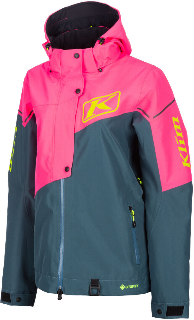 Klim Alpine 2022 Giacca per motoslitta Rosa Verde Blu XL