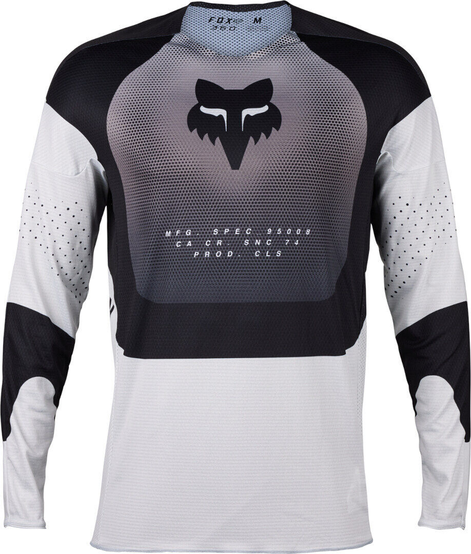 Fox 360 Revise Maglia Motocross Nero Grigio S