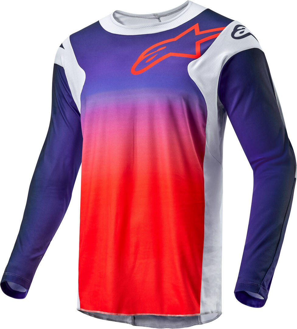 Alpinestars Racer Hoen Maglia Motocross Grigio Arancione 2XL