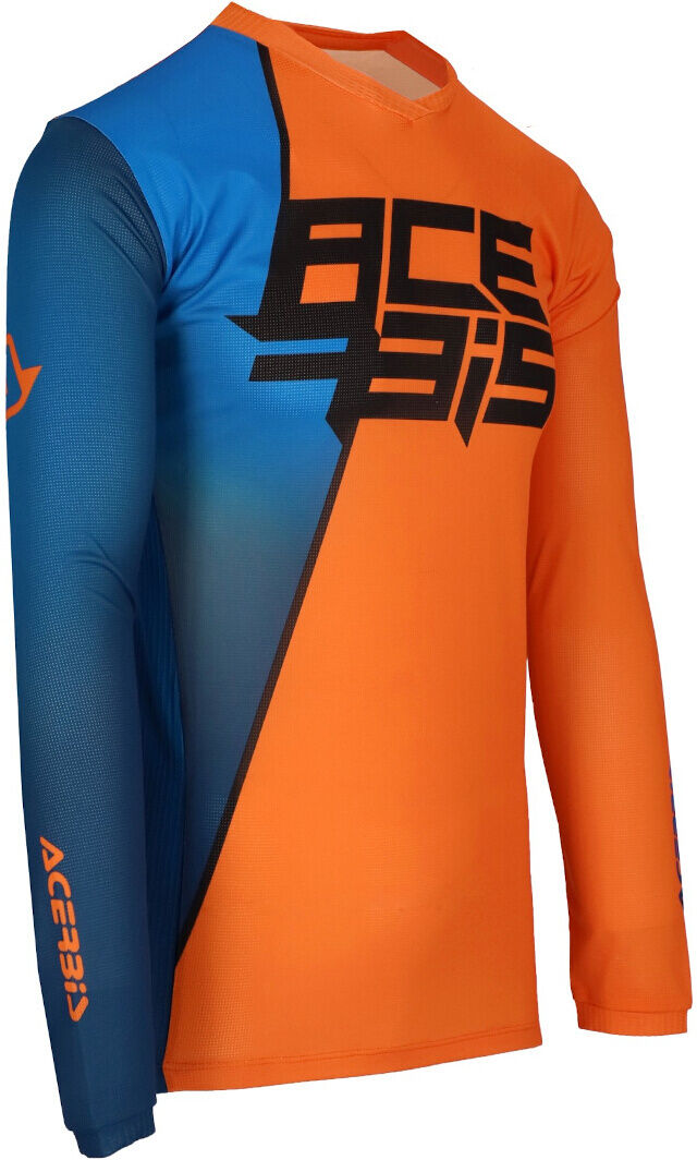 Acerbis MX J-Track 7 Maglia Motocross Blu Arancione L