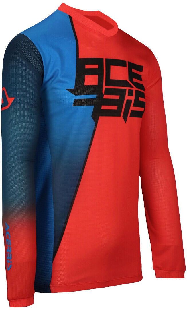 Acerbis MX J-Track 7 Maglia Motocross Rosso Blu 3XL