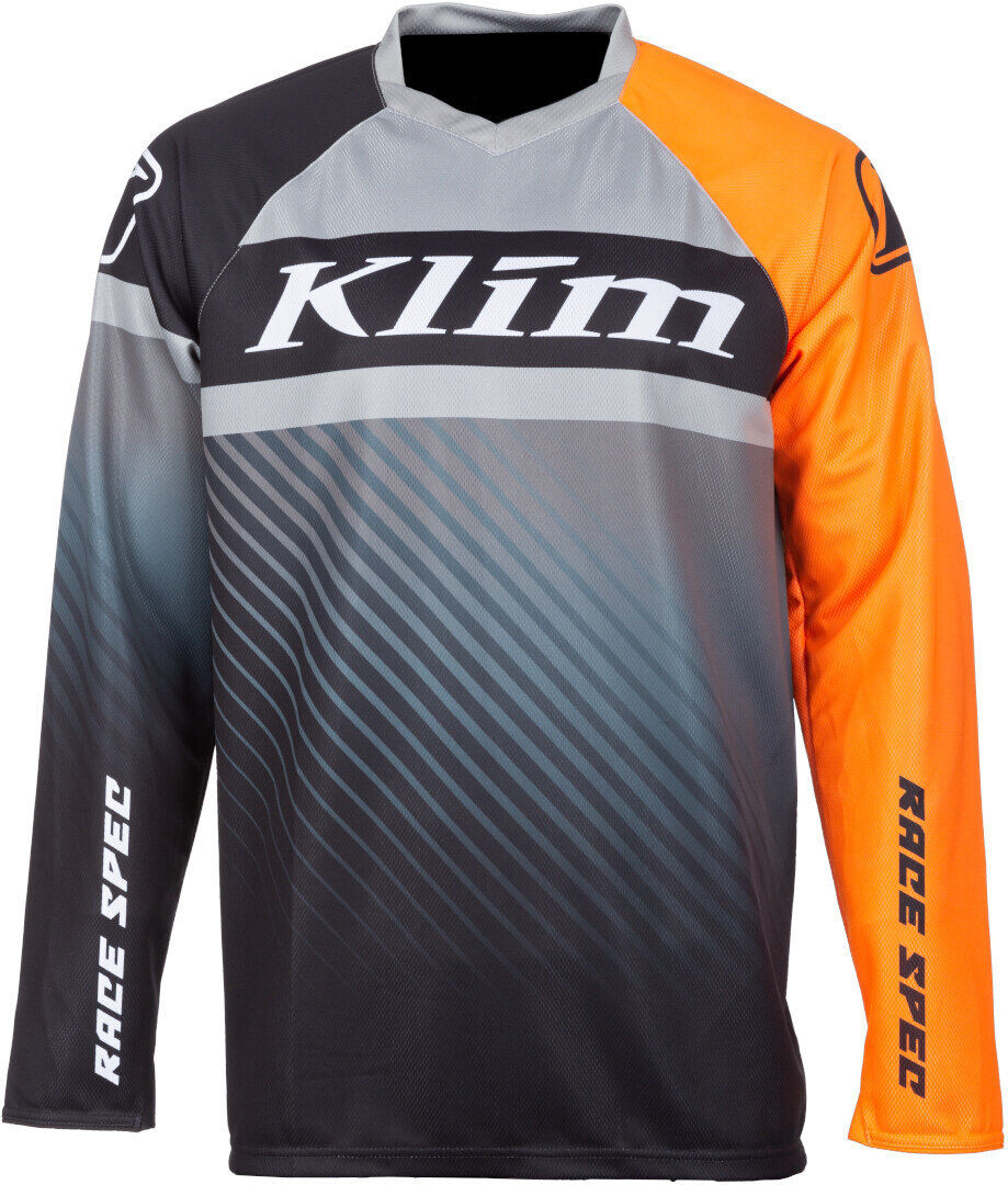 Klim Revolt Maglia da motoslitta Nero Grigio Arancione L