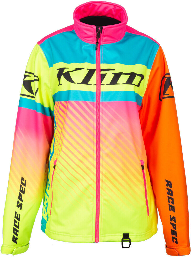 Klim Revolt Giacca da motoslitta Rosa Blu Porpora Giallo M