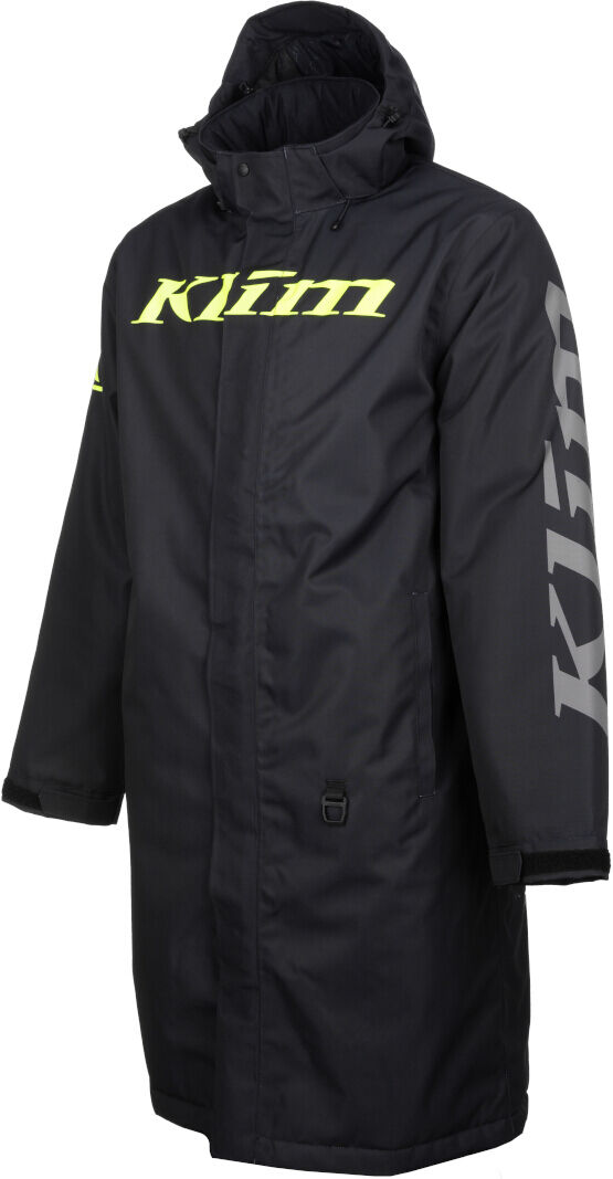 Klim Revolt impermeabile Cappotto da motoslitta Nero Giallo S