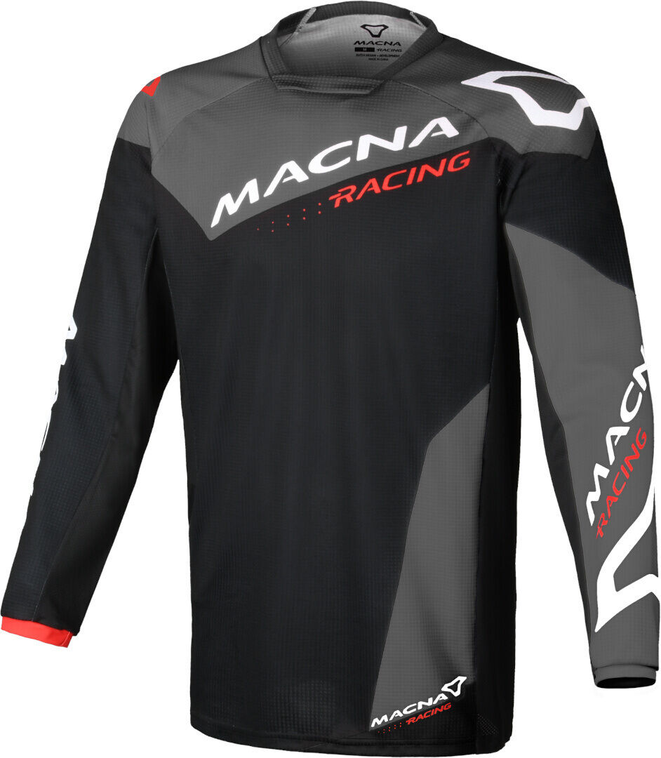 Macna Backyard-1 Maglia Motocross Nero Grigio Bianco 2XL