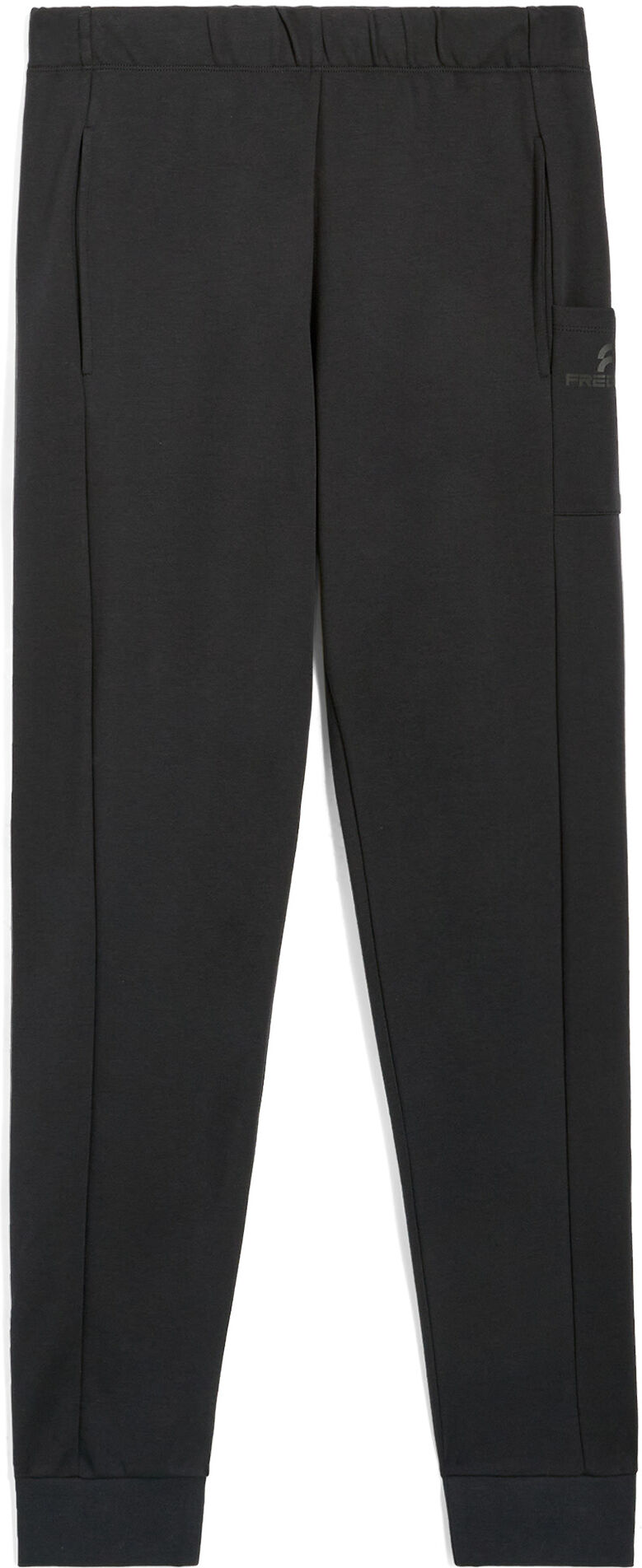 Freddy Pantaloni da uomo in cotone interlock con tasca laterale Nero Uomo Xxx Large