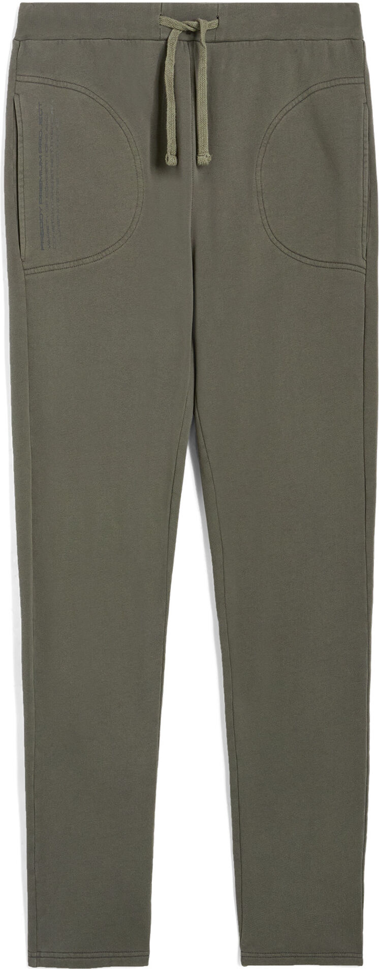 Freddy Pantaloni da uomo in cotone con tasche sagomate Grigio Scuro Uomo Large