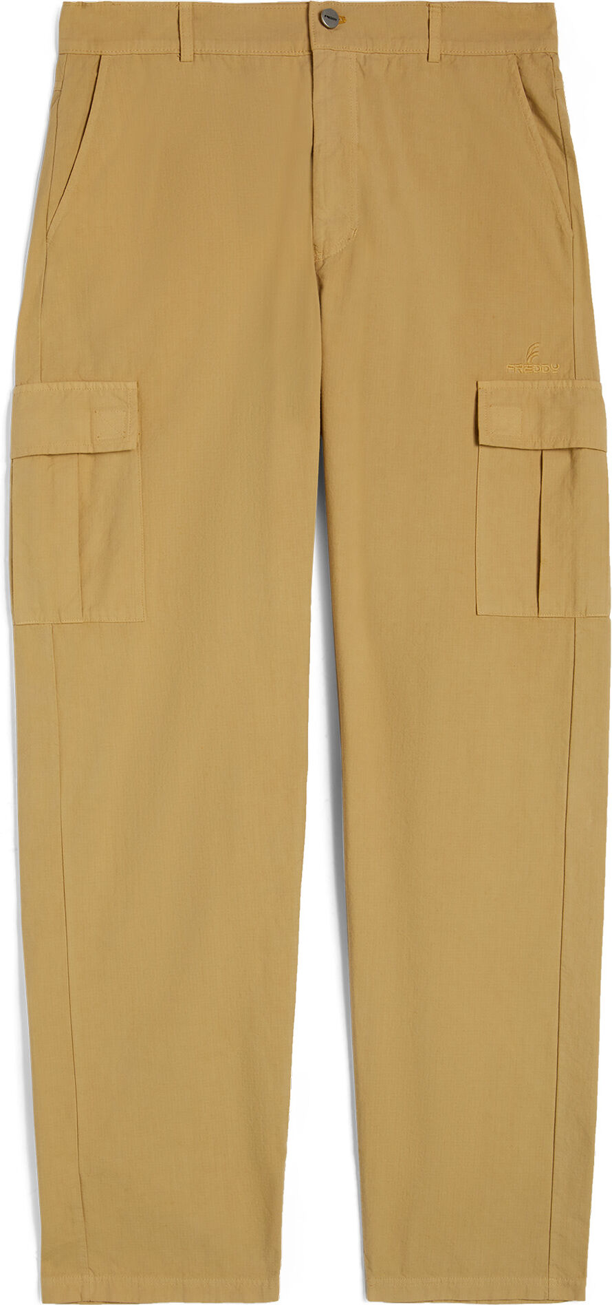 Freddy Pantaloni cargo da uomo in cotone 100% Beige Uomo Small