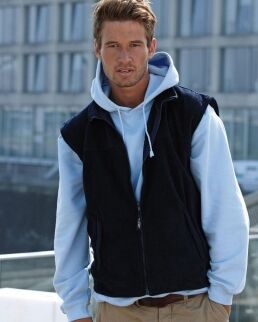 James &amp; Nicholson 100 Gilet termico Uomo Fleece Vest neutro o personalizzato
