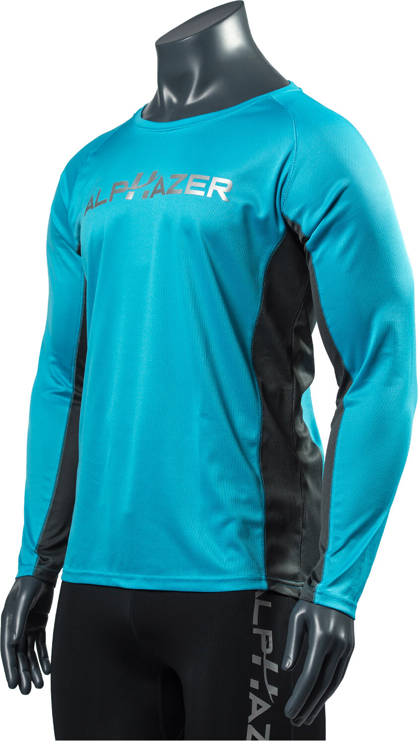 ALPHAZER OUTFIT Maglietta Tecnica Uomo Colore: Azzurro / Antracite S