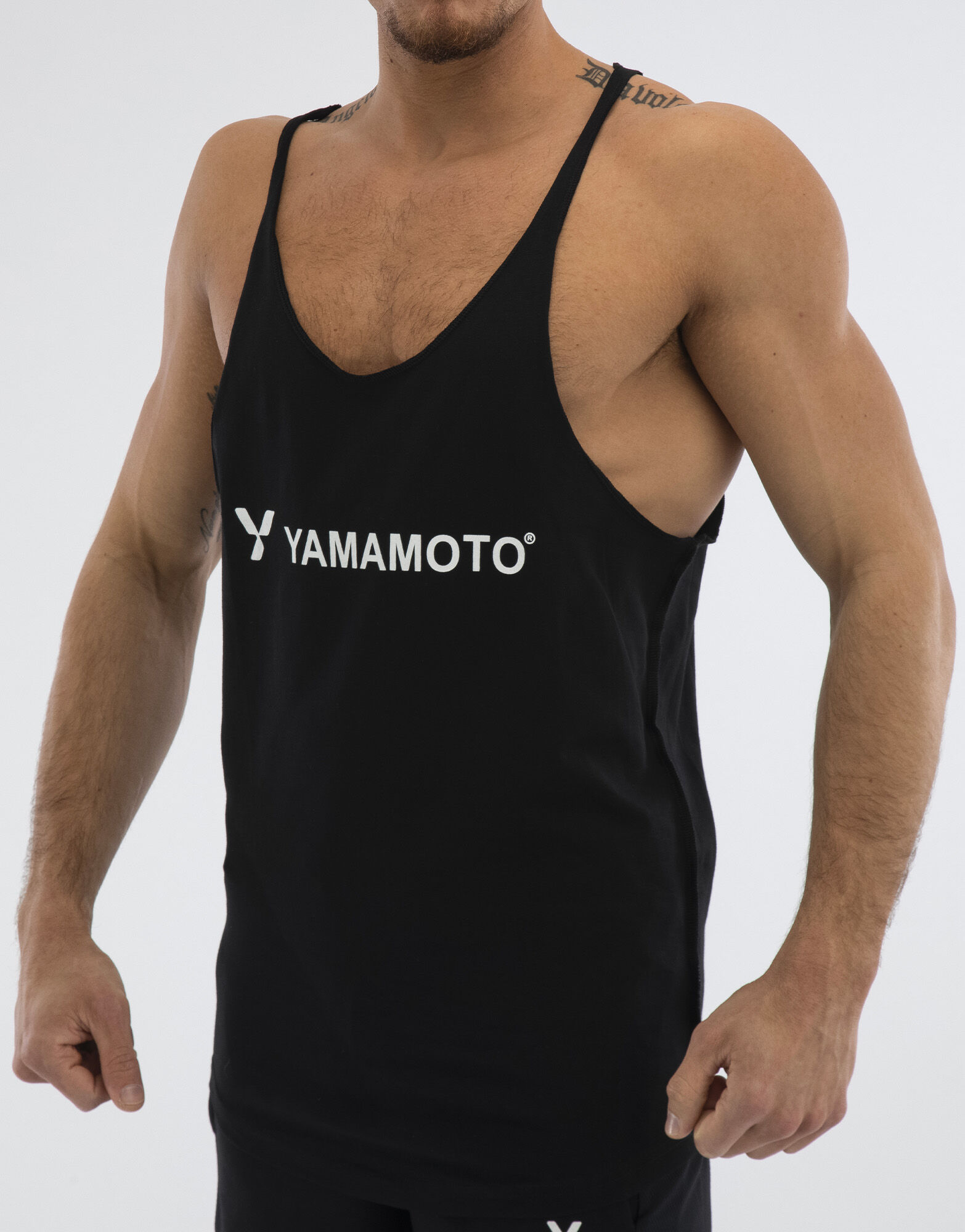 YAMAMOTO OUTFIT Man Tank Top Narrow Shoulder Colore: Nero Xxxl