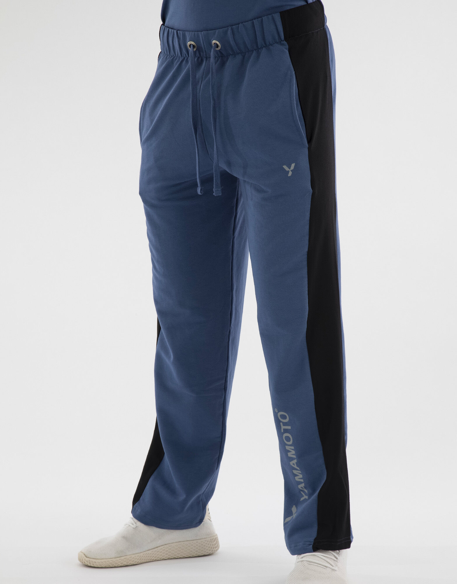 YAMAMOTO OUTFIT Man Mesh Sweatpants Colore: Blu Xxxl